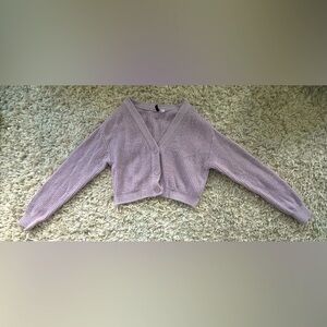 Purple H&M Cardigan